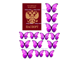 Паспорт, бабочки