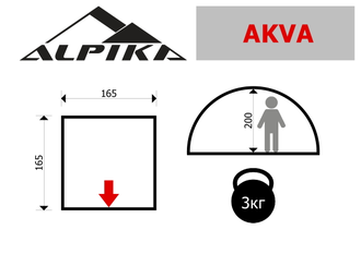 Душ или туалет Akva alpika