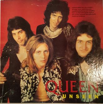 Книга Queen Unseen Box Set Limited Edition Book Иностранные книги о музыке, Music Book