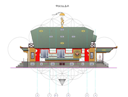 Архитектурный раздел проекта одноэтажного дома с мансардой (Оська - 3) и домостроений по природоподобным технологиям