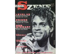 Music Szene Magazine September 1986 Prince, Level 42, Иностранные музыкальные журналы, Intpressshop