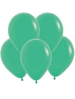 Воздушный шар с гелием "Зеленый пастель" 30 см