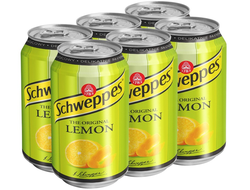 Газированный напиток Швепс  Лимон 330мл (24)