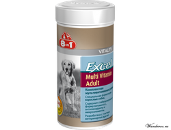 8in1 Excel Мультивитамины для взрослых собак, 70 таб. Артикул: 108665
