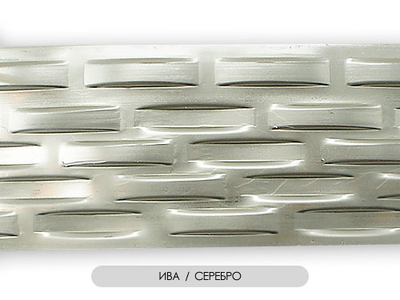 "Ива", бленда для потолочных ПВХ карнизов с молдингом