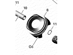 Поршень (93.958 mm) Оригинал BRP 420686310 для BRP Can-Am (Piston Ass'y, 93.958 mm)