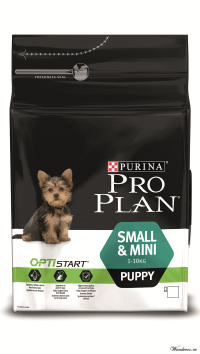 PRO PLAN Optistart Small & Mini Puppy Про План Мини Паппи корм для щенков мелких и карликовых пород - курица, рис, 0,7 кг