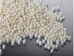101 Драже зерновое взорванные зерна риса в цветной кондитерской глазури (Серебро)