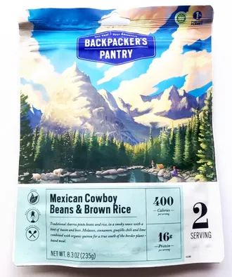 Мексиканские ковбойские бобы  и коричневый рис  Backpacker&#039;s Pantry