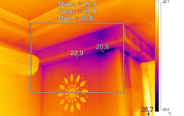 Проведение тепловизионного обследования квартиры в ЖК Богородский