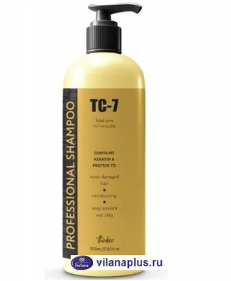 TC-7 Восстанавливающий Шампунь для сильно поврежденных волос ПРОТЕИНОВЫЙ с кератином, 500 мл. 486674
