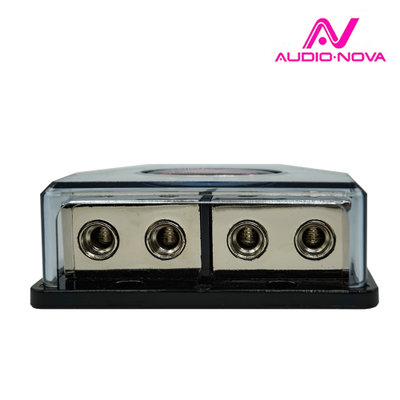 AUDIO NOVA DB24S Распределитель питания спаренный. Входы 1 х 0-4Ga (54-20мм²). Выходы 2 х 4-8Ga
