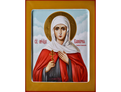 Валерия Палестинская, Святая мученица. Рукописная икона.