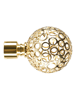 "Ажур", красивый наконечник для металлических карнизов. 19 мм и 16 мм