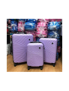 Комплект из 3х чемоданов Kaiwei abs S,M,L сиреневый