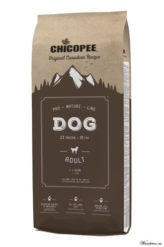CHICOPEE Pro Nature Adult  Чикопи Эдалт корм для взрослых собак всех пород 20 кг
