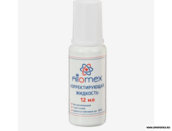 Корректирующая жидкость Attomex / химическая основа/ 12 мл/ быстросохнущая