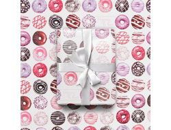 Бумага упаковочная глянцевая "Радость", 50 х 70 см, 1 лист