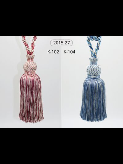 Арт. 2015-27 NEW. Небольшая кисть для портьер мелким оптом, 66 см