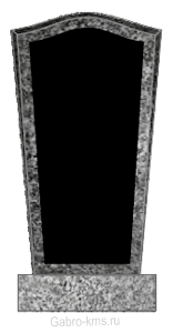 Комплект серый со вставкой "Модель 1" 100см (включая портрет, ФИО, эпитафию)