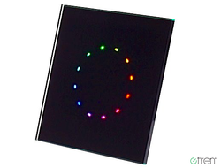 Q600Di (чёрный) RGBW сенсорная панель управления цветным LED освещением по ШИМ (PWM)