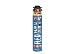 Soudal Flexifoam, эластичная флекси пена синяя 12*750 мл