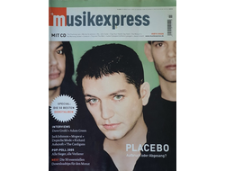 Musikexpress Sounds Magazine March 2006 Placebo, Иностранные музыкальные журналы, Intpressshop