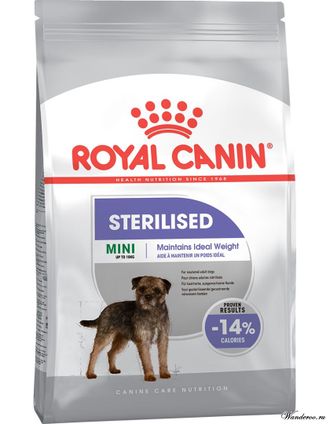 Royal Canin Mini Sterilised Роял Канин Мини Стерилайз корм для взрослых стерилизованных собак мелких пород,  3 кг