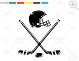 наклейка на шлем хоккейный