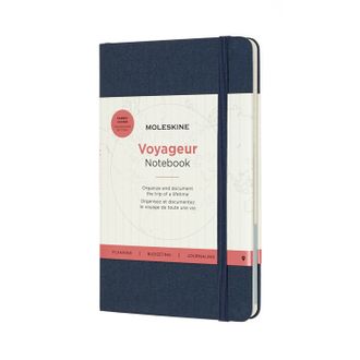 Блокнот Moleskine Voyageur (11,8 x 18,2 см, синий)