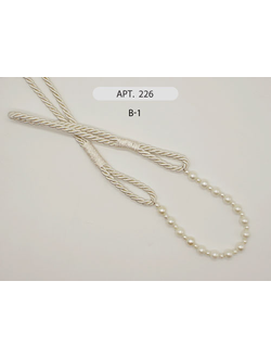 Арт. 226. Подхваты для штор с бусинками