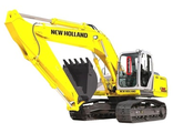 Стекло лобовое верхнее (триплекс) для Экскаватор гусеничный New Holland E 215 B (арт.012)