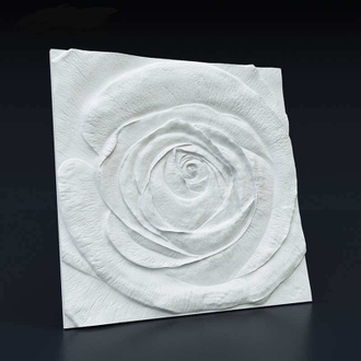 Гипсовое 3D панно - Роза