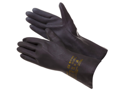 Индустриальная химстойкая перчатка латекс+неопрен HD27