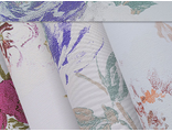 Рулонные шторы с цветочным живописным рисунком