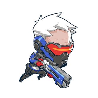 Наклейка Soldier 76