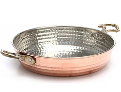 Сковорода медная (Bakir Tava), Д=16 см, Турция