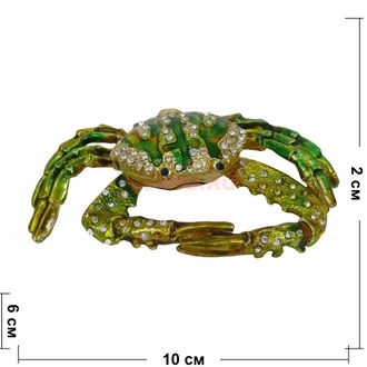 Шкатулка &quot;Краб&quot; 6,5 х 9,5 см