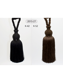 Арт. 2015-27 NEW. Небольшая кисть для портьер мелким оптом, 66 см