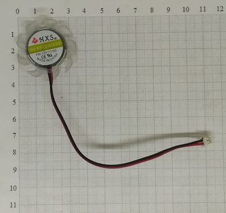 Вентилятор для видеокарты (3,7) с разъемом 2 pin, расстояние между креплениями 2,7 мм