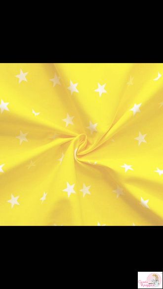 Наволочка на подушку (Звезды на желтом)