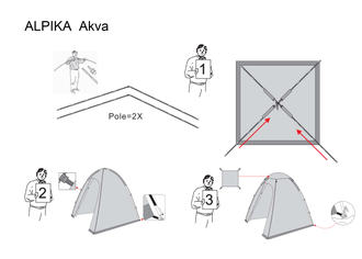 Душ или туалет Akva alpika