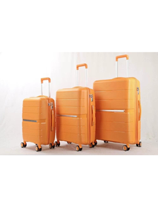 Комплект из 3х чемоданов Treepzon Evo Полипропелен S,M,L оранжевый