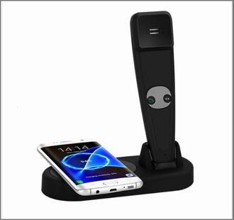 Qi Bluetooth-гарнитура + Зарядное устройство Wirelss Pad для iPhone X/iPhone 8/8 Plus/Samsung Galaxy Note