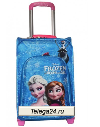 Детский чемодан на 2 колесах Frozen Disney blue / Холодное сердце Дисней синий - 5
