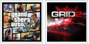 GTA V + Grid 2 (цифр версия PS3) RUS