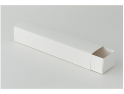 Коробка для макаронс БОЛЬШАЯ, 30*6*5 см, Белая