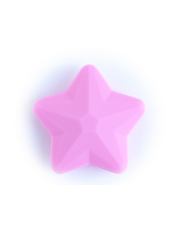 Силиконовая Звезда 45 мм Розовый