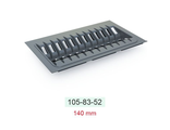 Лоток для тарелок 29 см Mesan TrayBond 105-83-52-309 (290х480-420х45 мм), антрацит