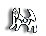 Котик -Брошь / значок- 151